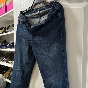 LC Lauren Conrad Women's Dark Blue Straight Leg Jeans